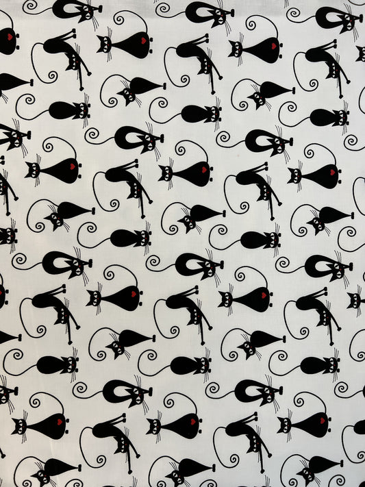 Pościel bawełniana 100% – Black Cat – komplet pościeli